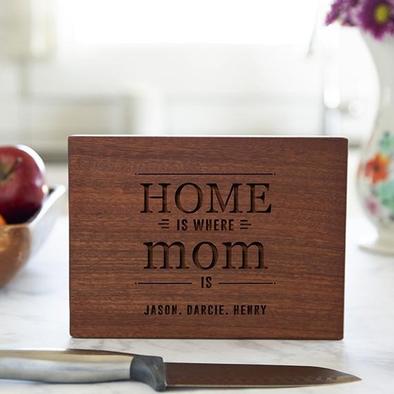 Personalized Mahogany Cutting Boards for Mom