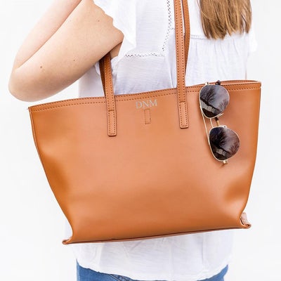 Monogrammed Women’s Vegan Leather Handbag