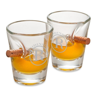 Personalized Bullet Shot Glass Sets