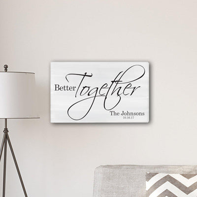 Personalized Better Together Farmhouse Sign 14″ x 24″