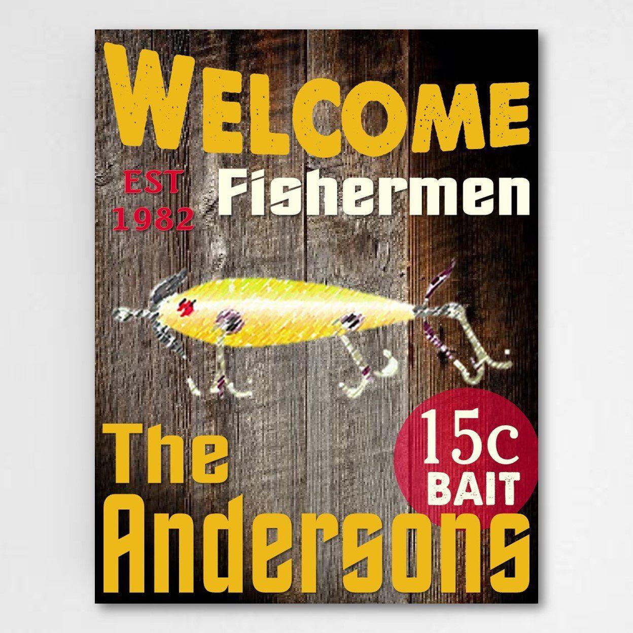 Personalized Cabin Decor Signs – Fisherman Signs