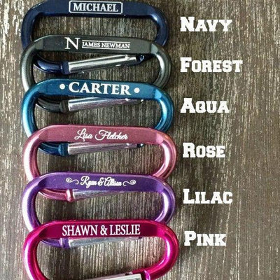 Personalized Custom Carabiners