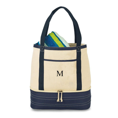Personalized Insulated Beach Cooler Tote Bag