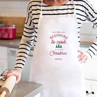 Personalized Christmas Aprons