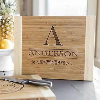 Personalized 11×14 Bamboo Cutting Board – 11 Styles