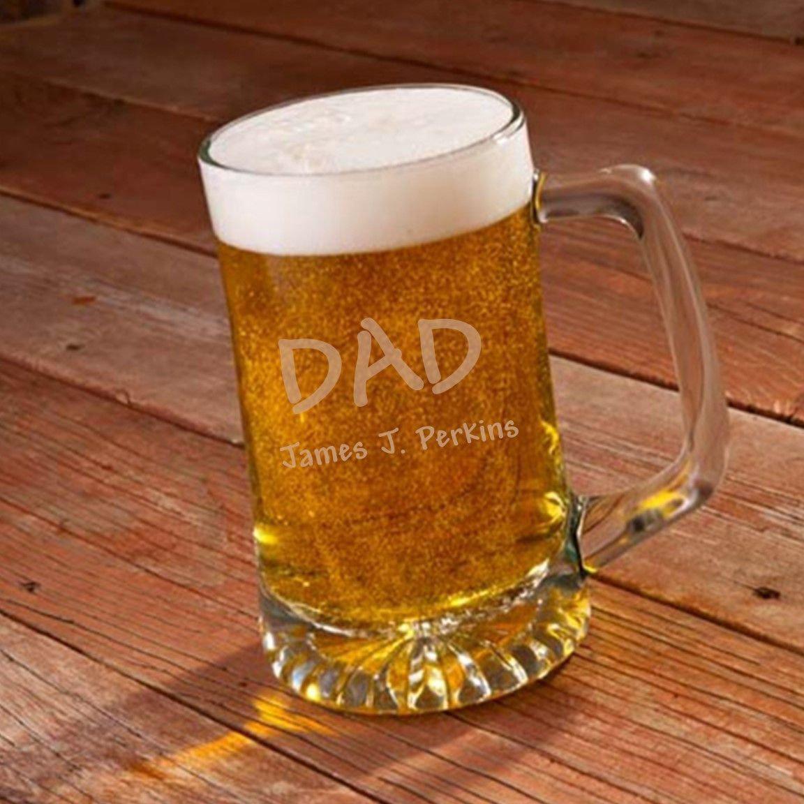 Personalized Beer Mug For Dad