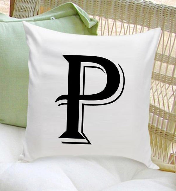 Personalized Initial Throw Pillows