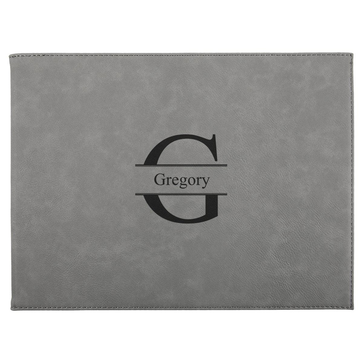 Personalized Certificate Holder 9” x 12” – Gray