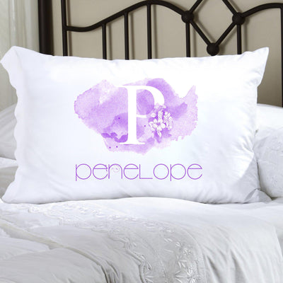 Personalized Kids’ Watercolor Pillowcase