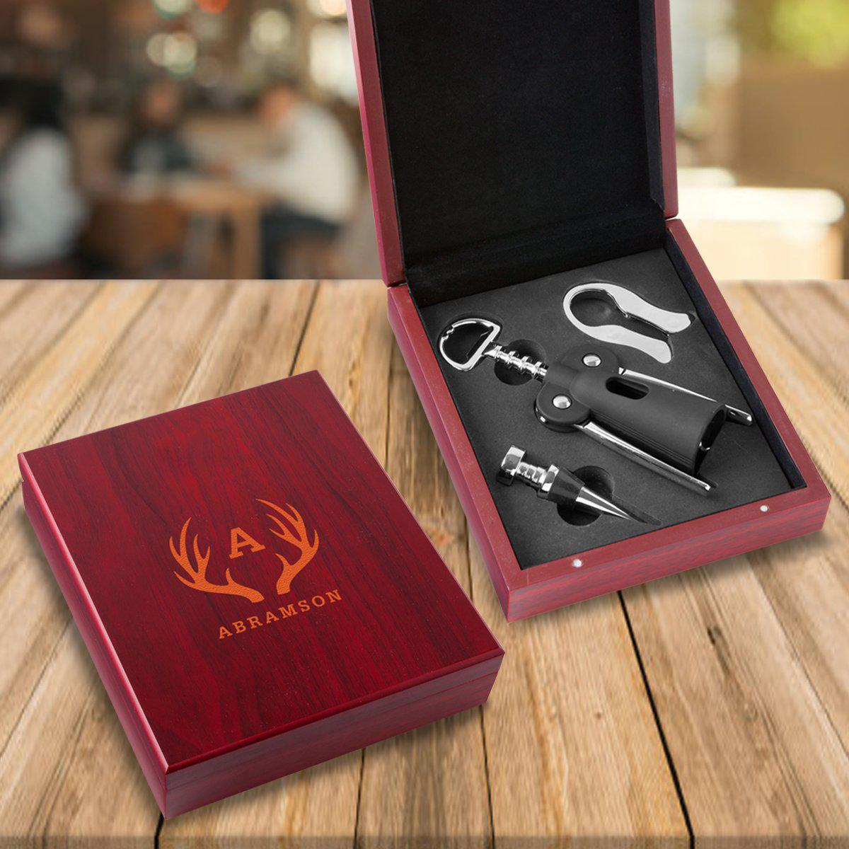Personalized Wine Gift Set Box