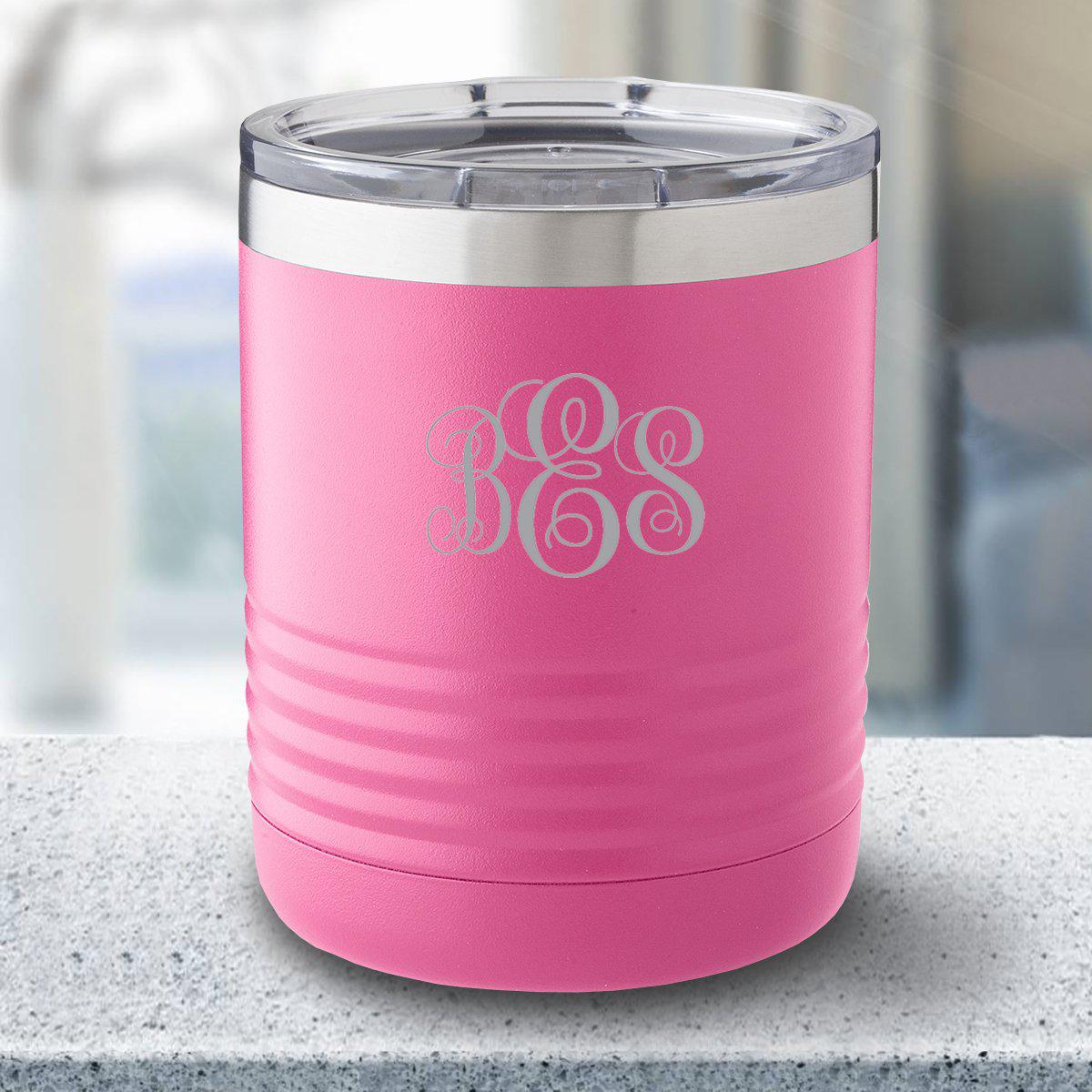 Personalized 10 Oz Tumbler Pink
