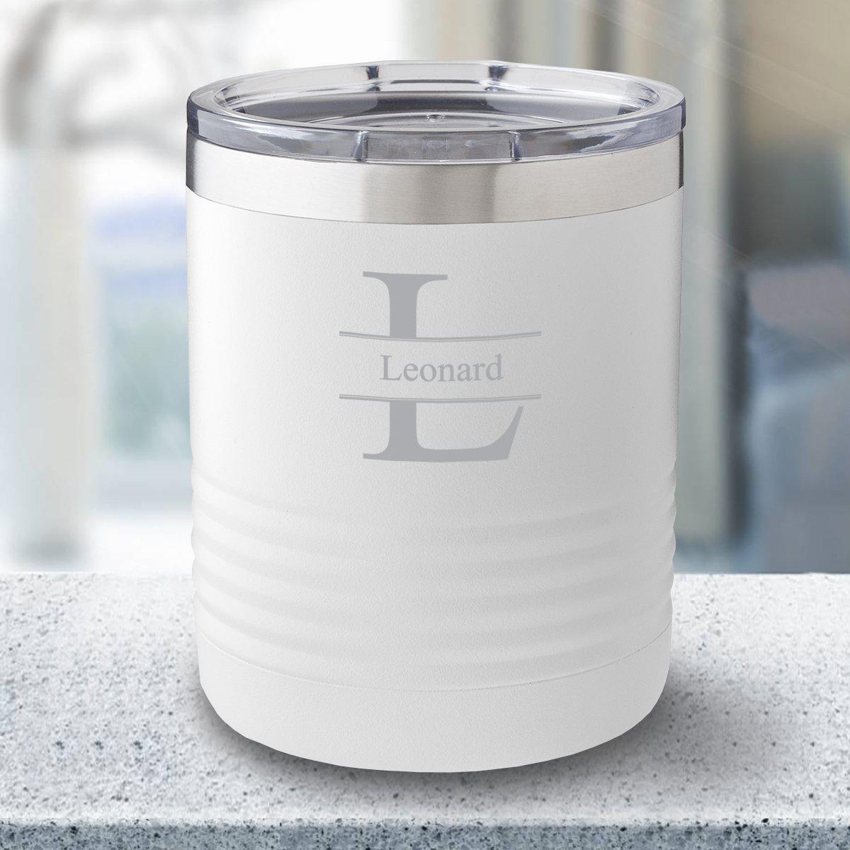 Personalized 10 Oz Tumbler White