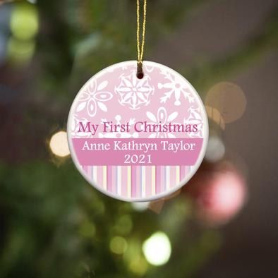 Personalized Baby’s First Christmas Ornaments