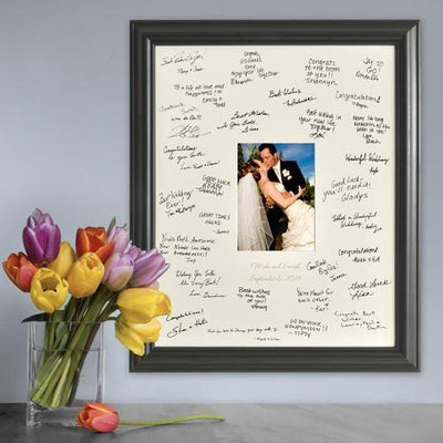 Personalized Wedding Signature Frame – Laser Engraved
