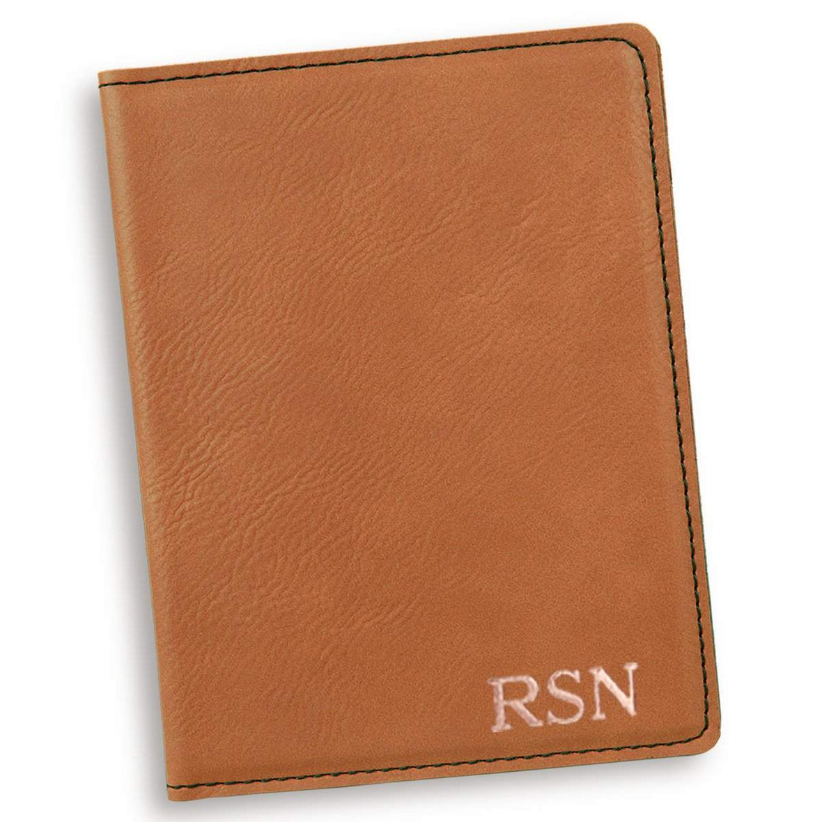 Personalized Rawhide Passport Holder