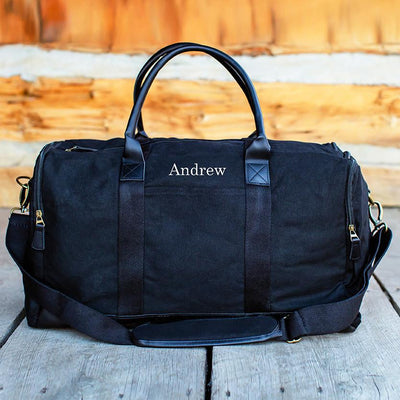 Personalized Heavy Canvas Weekender Duffle Bags