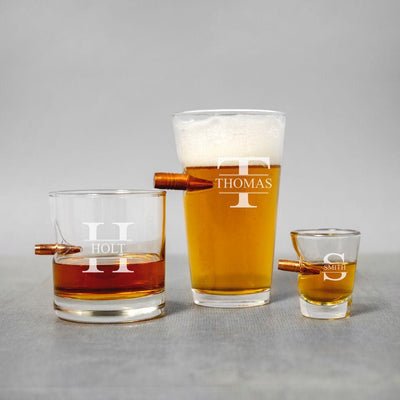 Personalized Glassware Gift Set – Bullet Glasses Bundle
