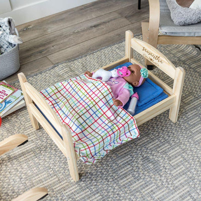 Personalized Doll Bed