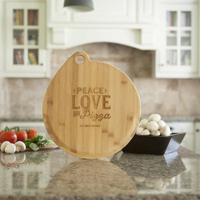 Personalized Bamboo Pizza Boards