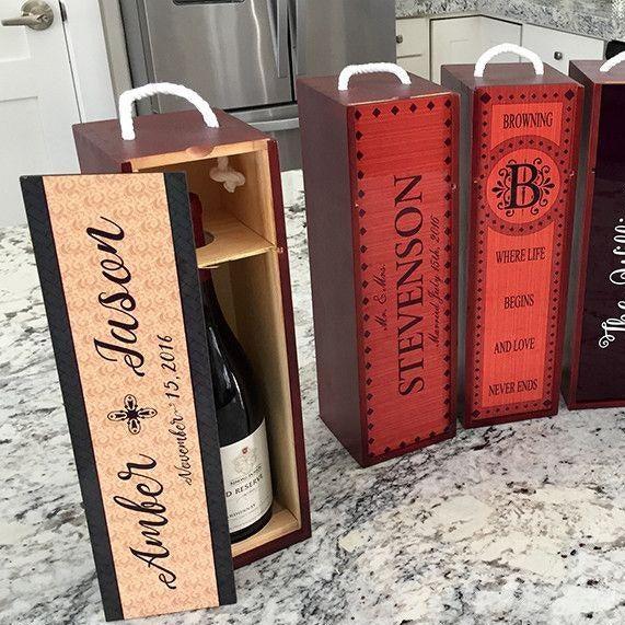 Personalized Decorative Wine Case
