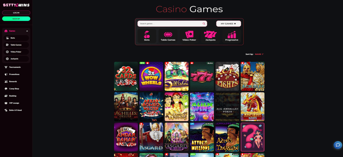 BettyWins Casino