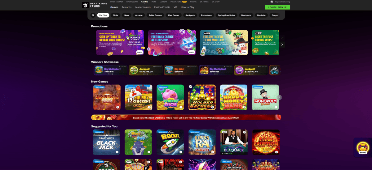Draftkings - Real Money Casino
