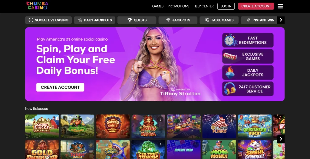 Chumba - Best Online Casino with fast payouts