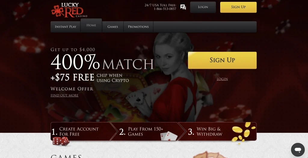 Lucky Red Crypto Casino