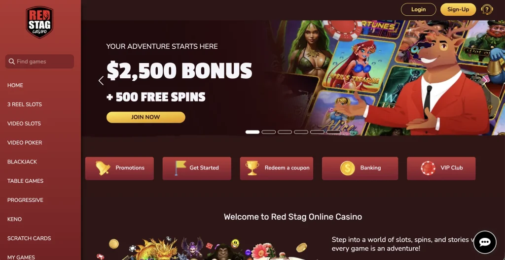 Red Stag Crypto Casino