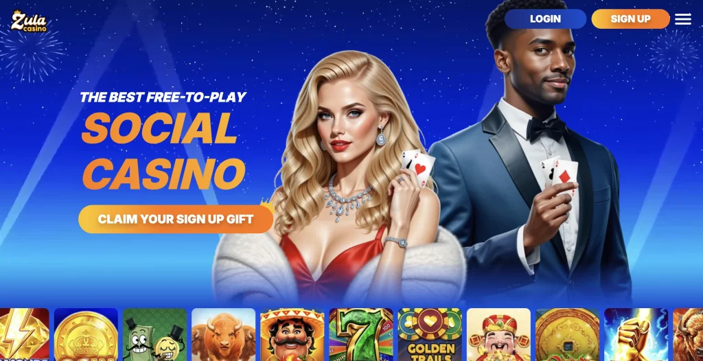 Zula Casino social casino app for US players