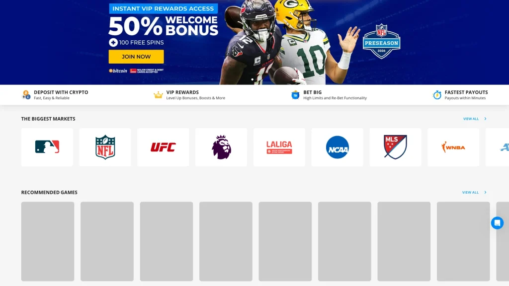 SportsBetting.ag offshore sportsbook with fast crypto payouts and minimal verification