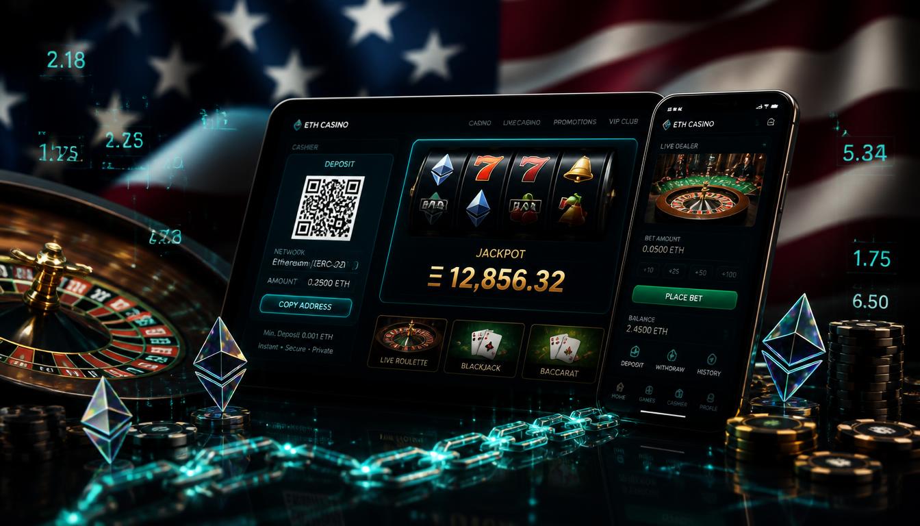 Best Ethereum casinos for US players compared