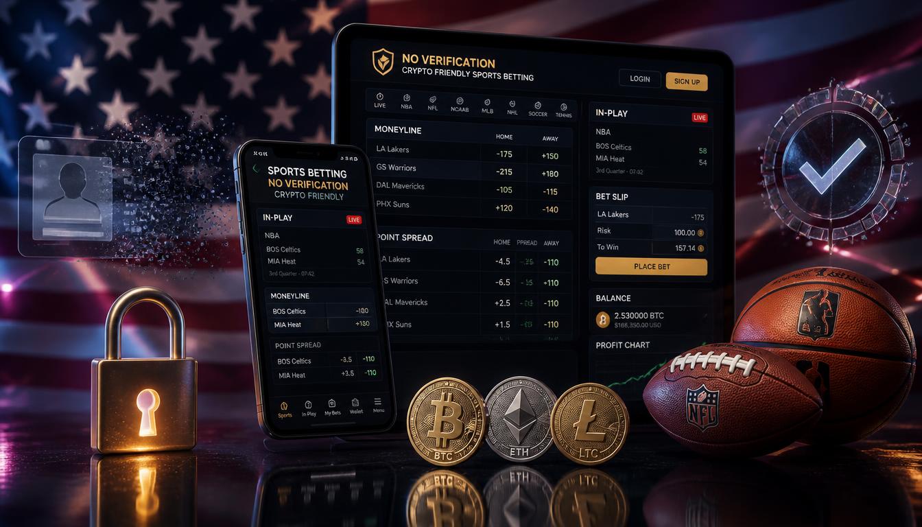 No verification betting sites for US bettors compared