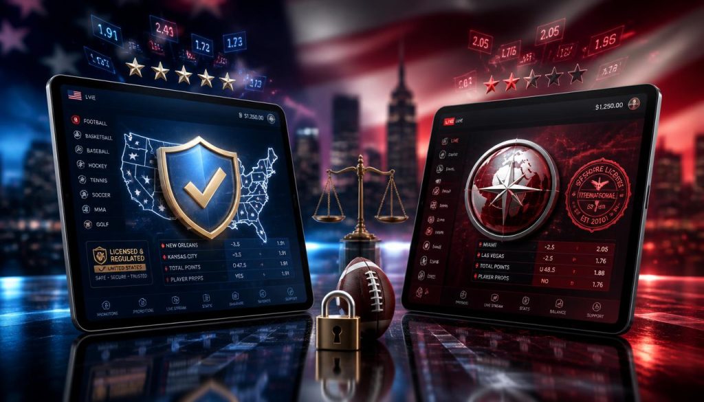 Regulated vs. Offshore Sportsbook Comparison