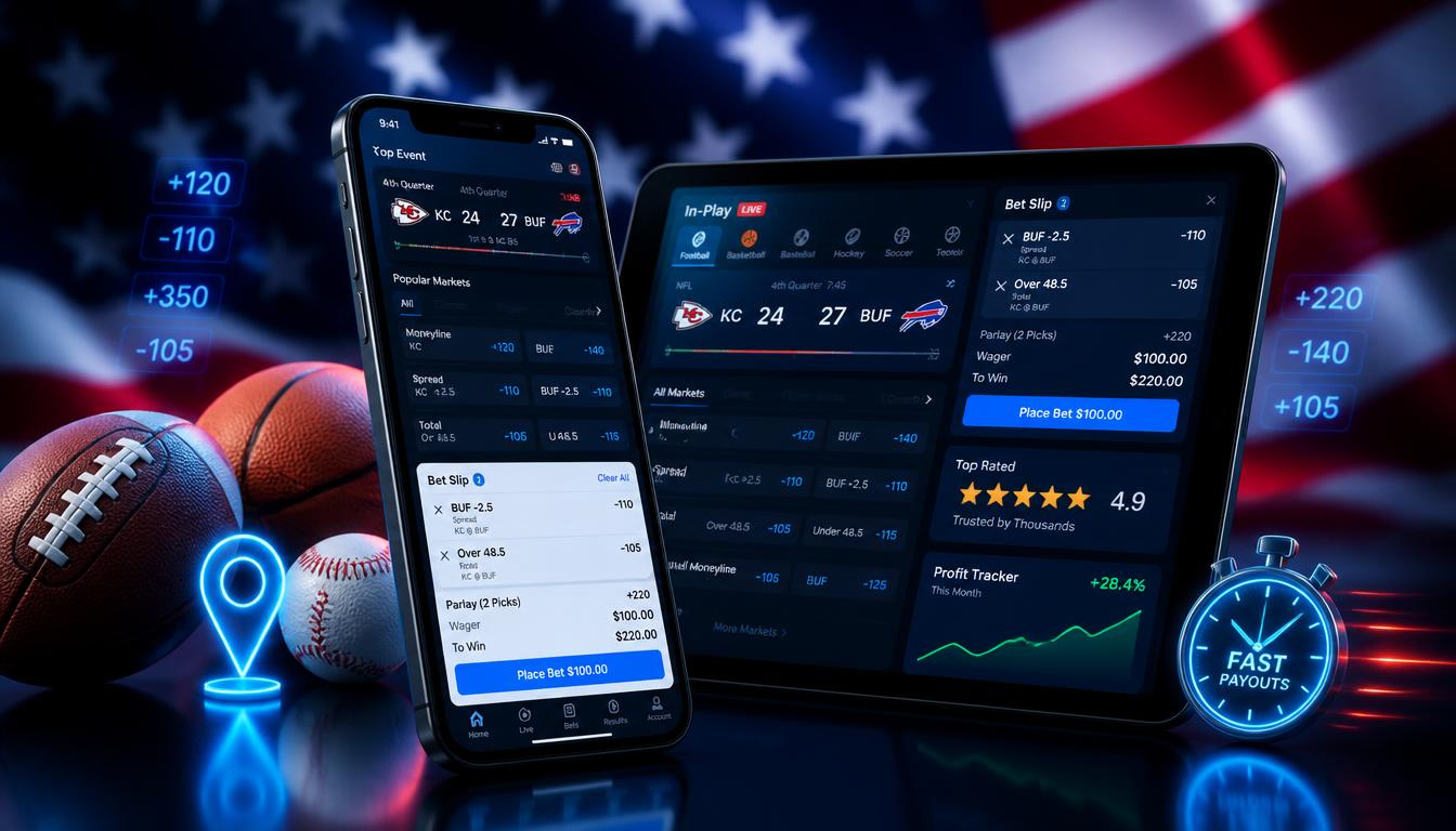 Best sports betting apps for US bettors compared on payouts and odds