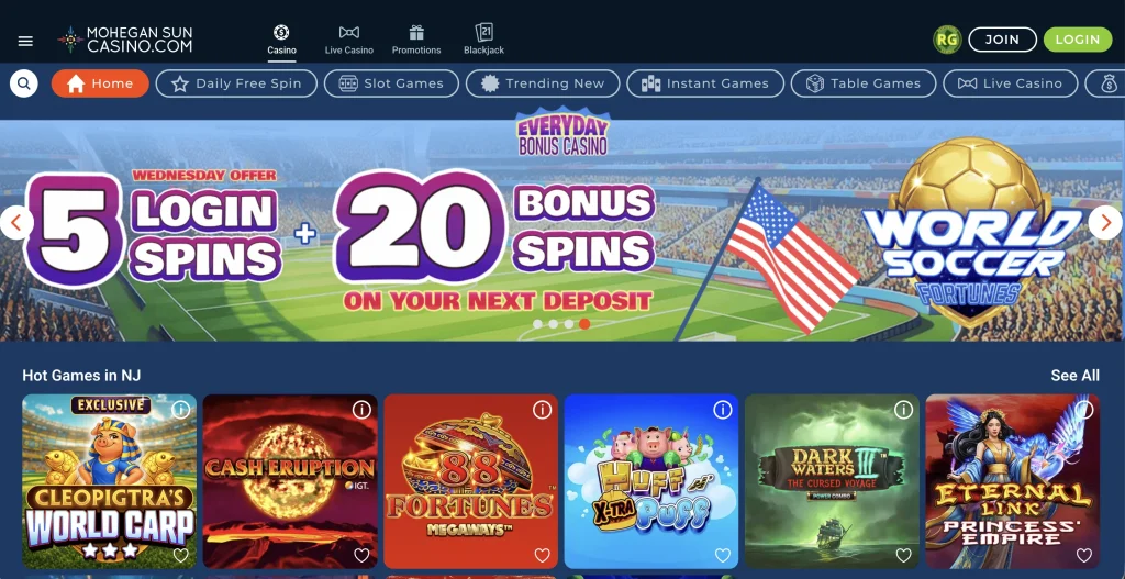 Mohegan Sun Casino for Real Money