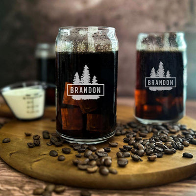 Personalized Glass Can – 16oz