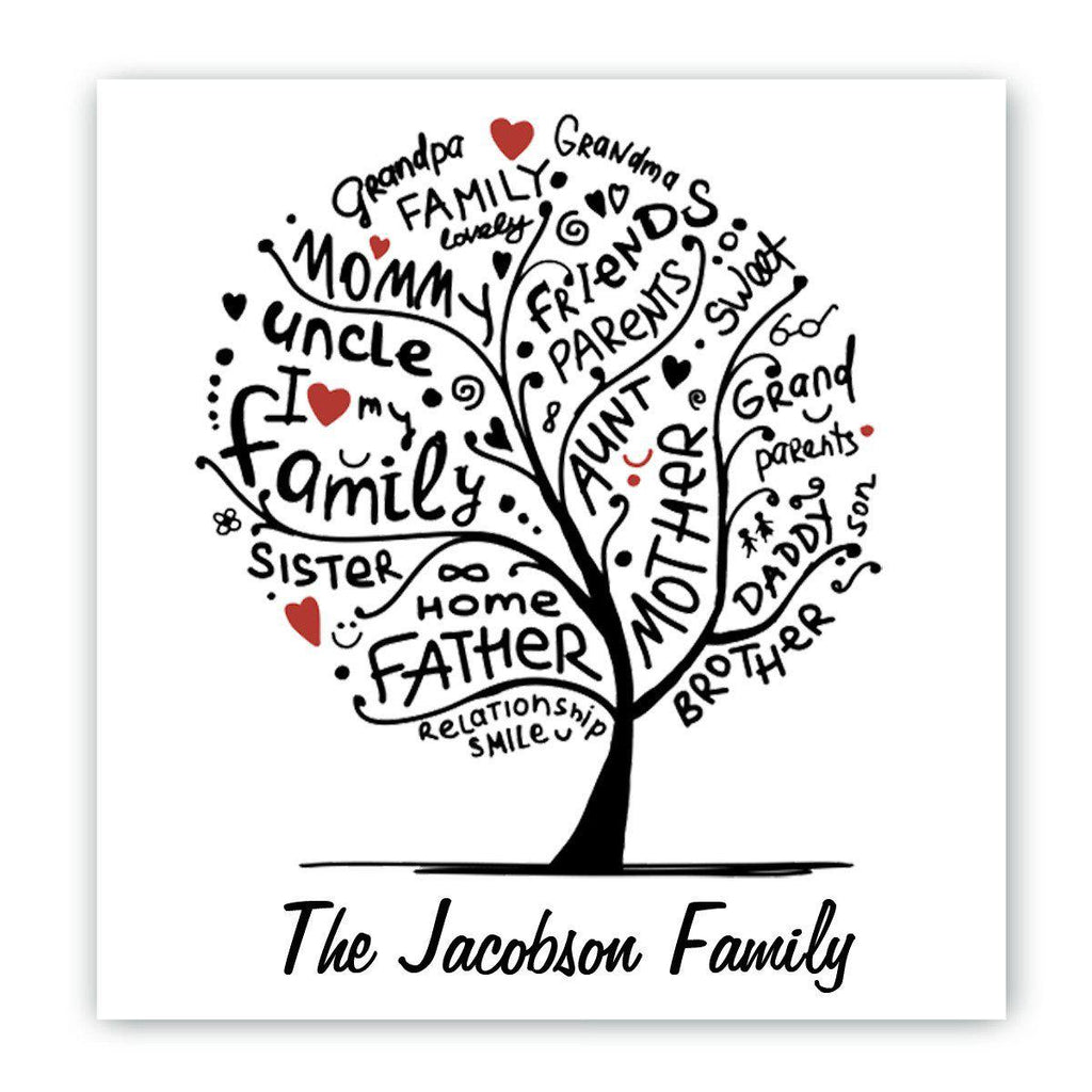 Personalized Family Tree Sign