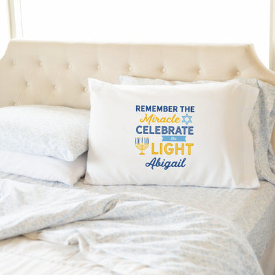 Personalized Hanukkah Pillowcases