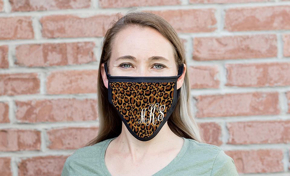 Personalized Reusable Face Coverings – Animal Print Collection