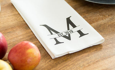 Personalized Farmhouse Tea Towels