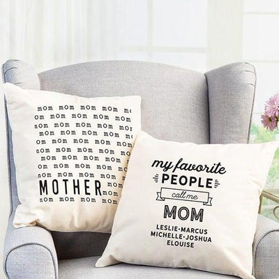 Personalized Throw Pillow Covers for an Awesome Mom