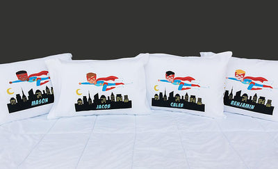 Personalized Boy Superhero Pillowcases