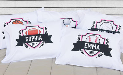 Personalized Kids Sports Pillowcases