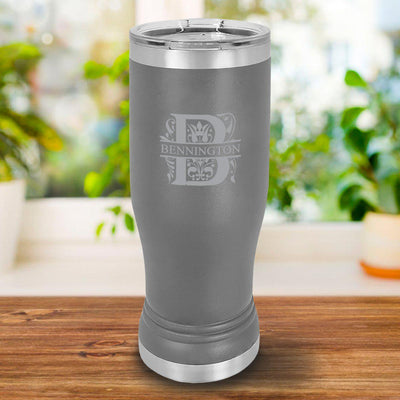 Personalized 20oz. Gray Insulated Pilsner