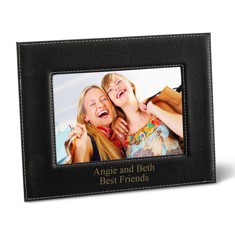 Personalized 5×7 Vegan Leather Picture Frame