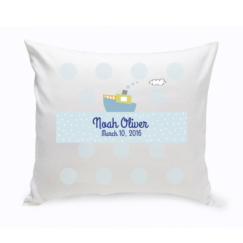 Personalized Baby Nursery Throw Pillows (Insert Included)