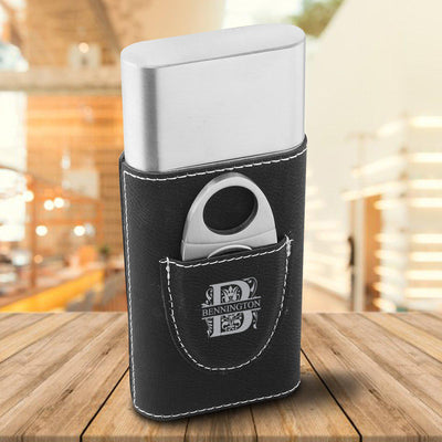 Personalized Cigar Holder – Black