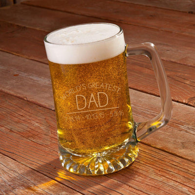 World’s Greatest Dad 25 oz. Beer Mug