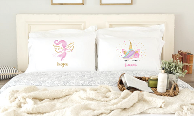 Personalized Kids’ Fairy & Unicorn Pillowcases